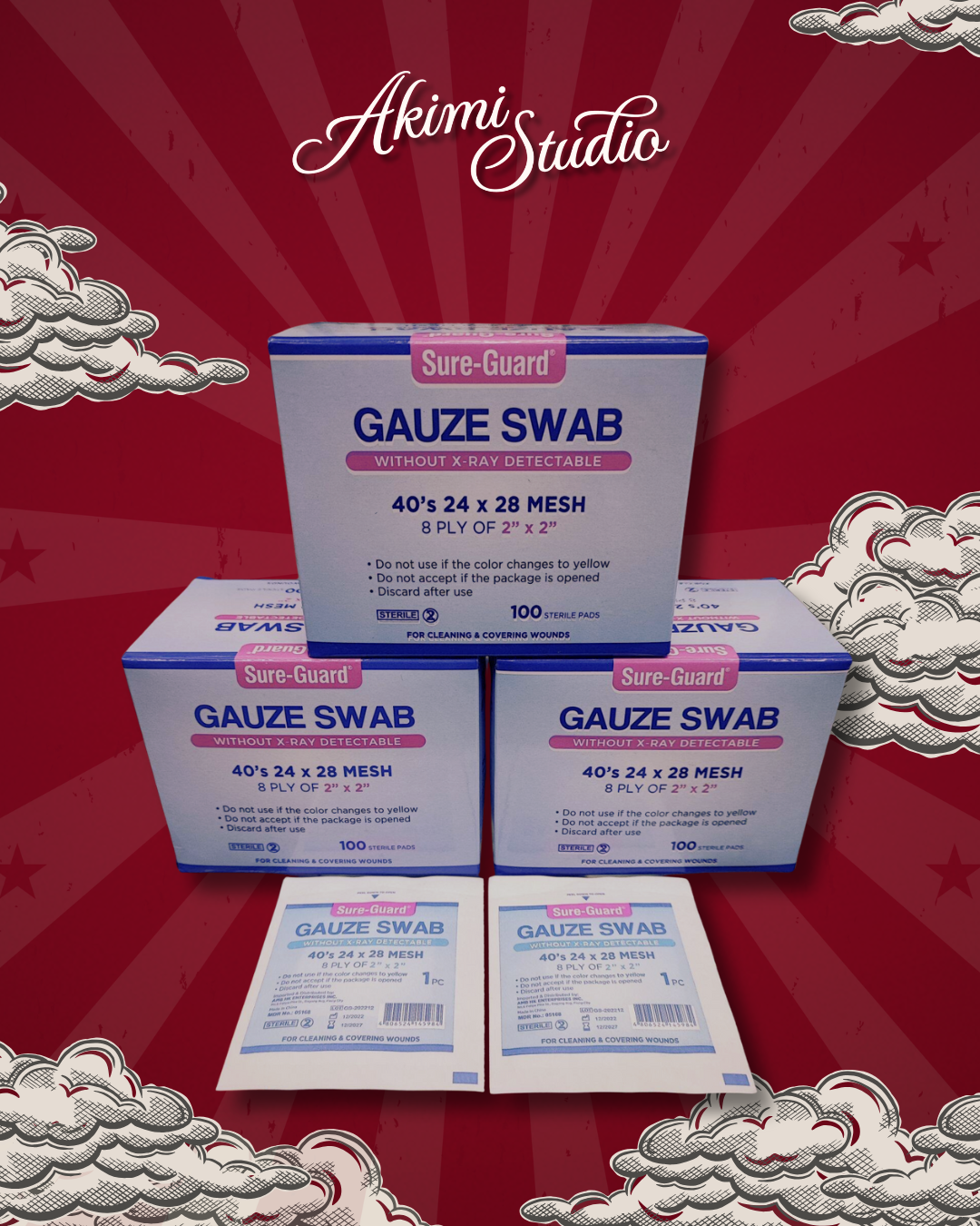 Sterile Gauze Swab (2x2”) — Per Piece