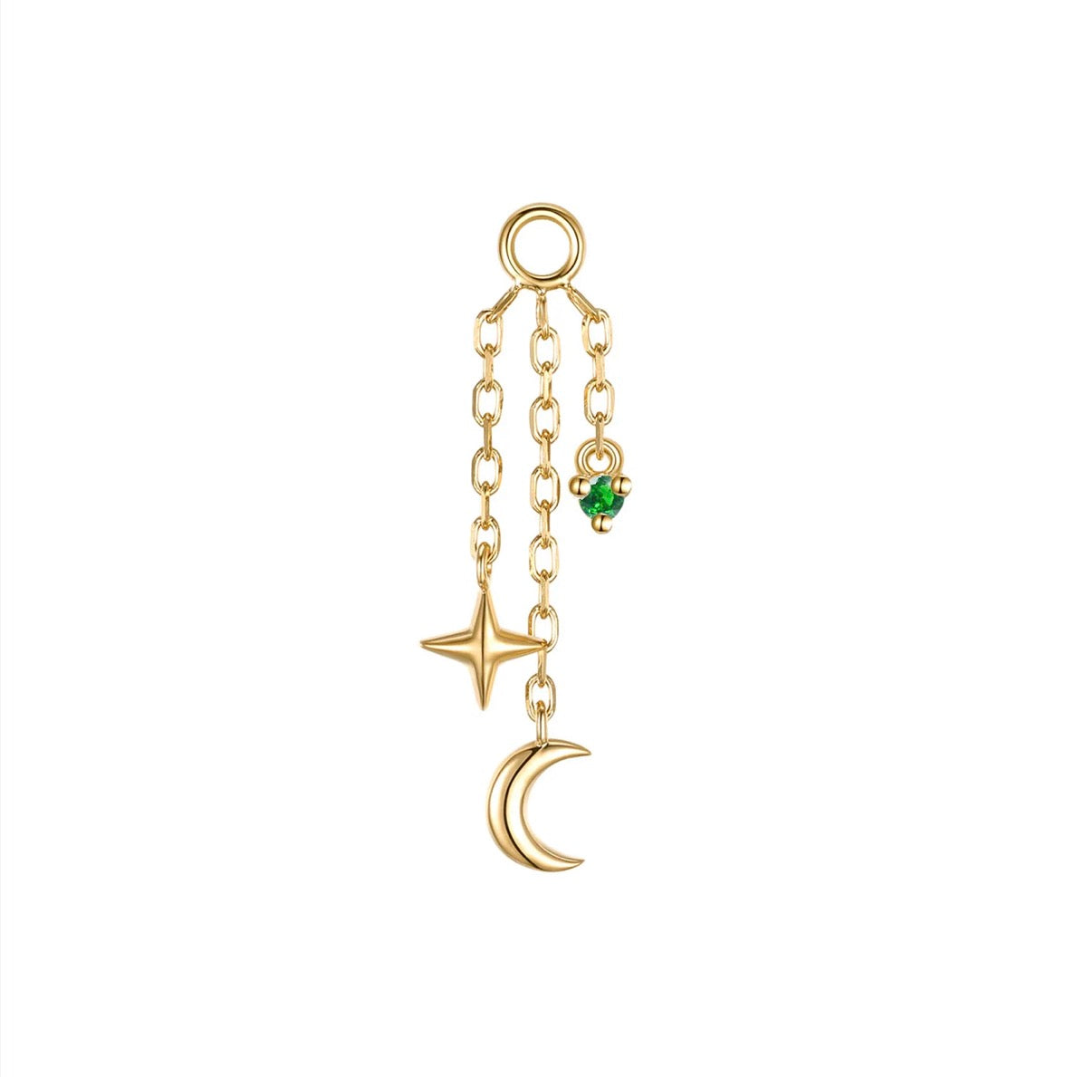 Modern Mood - CASSIOPEIA CHARM - FACETED GEMSTONE