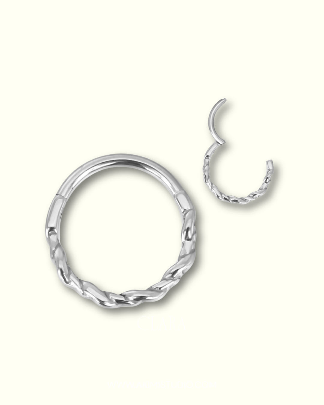 Clara · Implant Grade Titanium Hoop