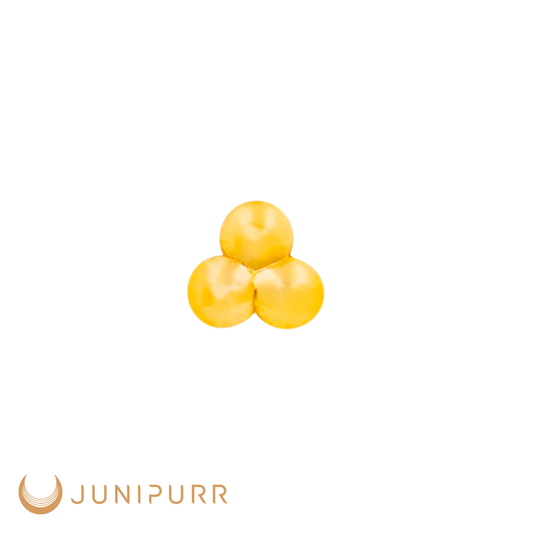 Junipurr Jewelry 14k Gold Tri-bead