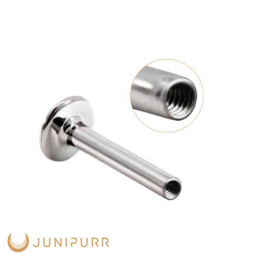 Junipurr 16G Threaded Titanium Labret Post