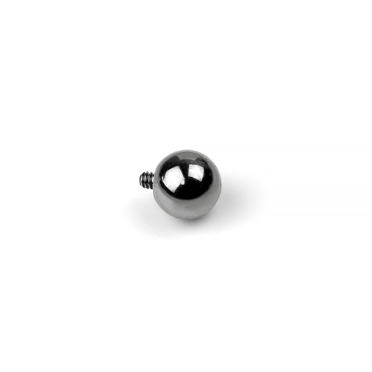 16G ASTM F-136 Titanium Basic Bead End